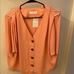 Blush blouse